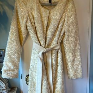 INC faux velvet jacket